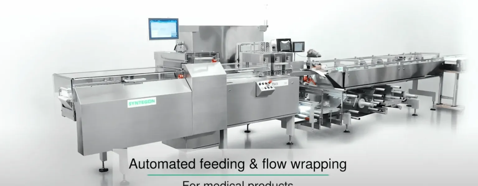 Syntegon – Automated feeding & flow wrapping for medical products
