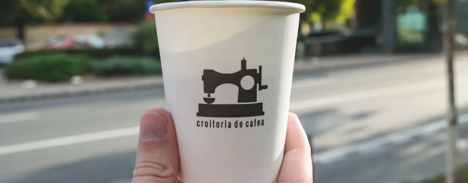 Takeaway coffee cup Joanna Malinowska freestocks